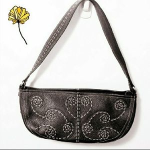 Brighton Brown Leather and Cream handbag